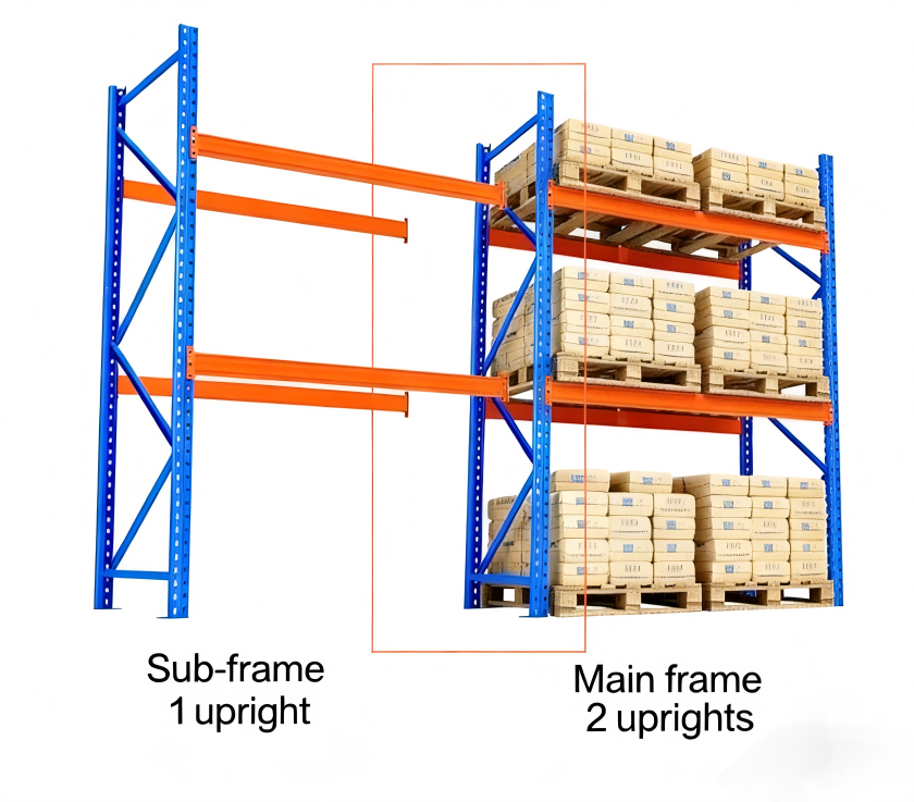 Thickened Heavy Duty High Rise Steel Multi-Level Pallet Rack Industrial ...