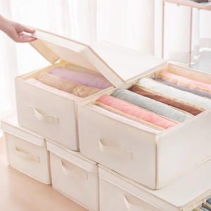 Caja de Almacenamiento de Ropa BRM Rectangular de 18L, Diseño Moderno y Simple, para Pantalones y Suéteres, con Acabado en Tela Oxford - Product Image 3