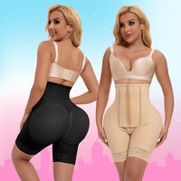 Pantalones cortos moldeadores personalizados Bbl Fajas Colombianas Moldeadoras Post Cirugía Levantador de glúteos Mujeres Fajas Ropa corta de alta compresión
