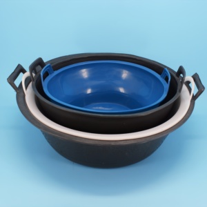 Large Capacity Concrete Mixing <strong>Bucket</strong> Reinforced Iron Handle <strong>Plastering</strong> Tub - Product Image 4