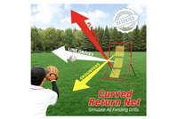 Filet de rebond robuste pour le baseball, filet de rebond pour le baseball et le softball