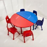 Meubles de jardin d'enfants bébé Table chaise ensemble école grands enfants bureau d'étude et chaise pour école maternelle