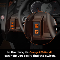 Interrupteur de lève-vitre électrique universel pour Can-Am Defender HD8 HD10 UTV 4x4, 8 broches DPDT (ON)-Off-(ON) Interrupteur à bascule momentané 710004979