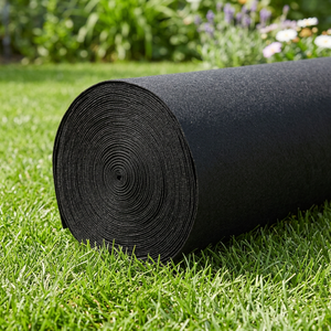 Tissu <span class=keywords><strong>noir</strong></span> non tissé en PP PET à fibres longues et courtes, <span class=keywords><strong>géotextile</strong></span> non tissé 100g 110g 150g 200g 250g <span class=keywords><strong>300g</strong></span> - Product Image 3