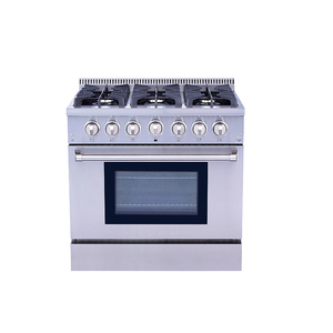 Heavy Duty Bắc Mỹ Series 36 Inch Lý Tưởng Bếp Gas Lò Với 6 Top Burner - Product Image 3