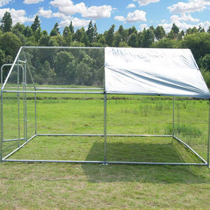 Taşınabilir açık yürüyüş galvanizli çelik tavuk kümesleri 3m * 3m tavuk kümesi büyük çalışma - Product Image 3