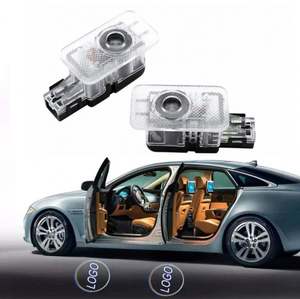 Projecteur LED sans fil pour portière de voiture, lumière d'avertissement et de bienvenue, <span class=keywords><strong>logo</strong></span> <span class=keywords><strong>Volvo</strong></span> S60 S80 S90 V40 V60 <span class=keywords><strong>V70</strong></span> - Product Image 1