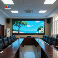 Panneau LED d'intérieur à service frontal, entretien facile pour salle de contrôle/studio de diffusion, écran d'affichage LED