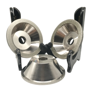 عجلة طحن ماسية مطلية بالكهرباء من كربيد وشحذ الفولاذ وتلميع من الصين - Product Image 1