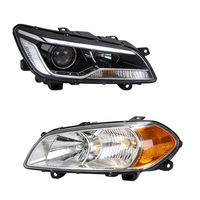 Ensemble de phares LED universel 12V 24V IP67 étanche 6000K 8000 Lumens, faisceau haut/bas, fonction DRL, pièces d'éclairage automobile