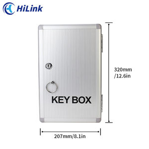 محطة مفاتيح قفل مخصصة من الألومنيوم مع 24 فتحة مفاتيح لتخزين المفاتيح وإدارة القفل - Product Image 6