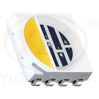 YLL 5050 RGBW Epistar Chip 8pin Smd 5050 0,3 W 0,4 W RGBW 4 en 1 High Lumen 20-22 para RGBW Stage Strip Light Luz LED decorativa