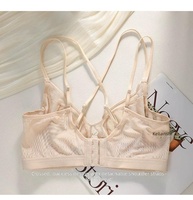 Soutien-gorge Demi-Coupe en Satin et Maille pour Femme, à Armatures, Bretelles Réglables, Bande Large, Grandes Tailles 34-42, 5 Couleurs