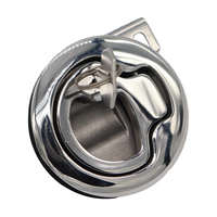 ZD pièces marines poignée de levage à traction ronde serrure de loquet 316 acier inoxydable bateau trappe loquet Yacht armoire serrure à came