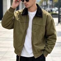 Veste bomber streetwear décontractée et personnalisée, coupe ample, pour sorties décontractées et streetwear