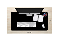 Tapis de souris et clavier pour ordinateur de bureau de grande taille, personnalisé en caoutchouc de 3 mm d'épaisseur, pour jeux et bureau