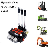 Vanne de commande directionnelle monobloc manuelle à 2 bobines Junbao série DCV40 avec micro-interrupteur hydraulique personnalisé