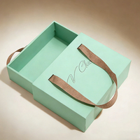 Boîte à bijoux en carton mat avec logo OEM, emballage cadeau, petit coffret pour collier et bague, imprimé, écologique, prix d'usine