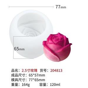 Molde de Silicona 3D con Forma de Rosa para Fondant, Manualidades, Resina, Pasteles, Velas, Jabones, Mousse y Chocolate - Product Image 6