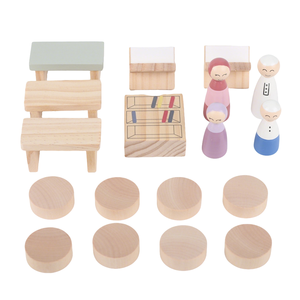 Jouets en bois pour <span class=keywords><strong>enfants</strong></span> musulmans personnalisés OEM, jeu islamique, maison de jeu de mosquée - Product Image 4