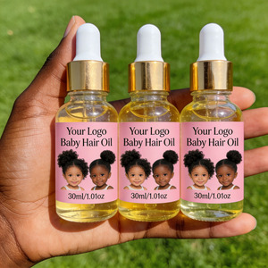 100% Natural Baby Hair Oil For Girls Herbal Scalp Treatment Anti-Breakage Hair Repair Serum - Product Image 2