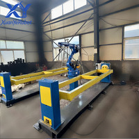 Station de travail XY - Robot de soudage Cobot YASAKAWA PLC 6 axes IP65 MIG avec vision 3D, plateau tournant haute précision, capacité 500 kg, EDM&ODM