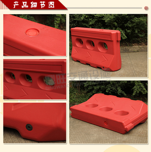 CITICITY ราคาโรงงาน แผงกั้นถนนพลาสติก HDPE ขนาด 1500 มม. แผงกั้นนิรภัยแบบเติมน้ำสำหรับใช้ภายในอาคาร - Product Image 4