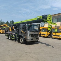 Grue mobile de 12 tonnes, grue de camion à flèche hydraulique, grue de levage, grue à vendre