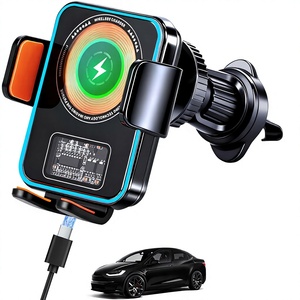 Chargeur <span class=keywords><strong>de</strong></span> voiture sans fil rapide 15W avec <span class=keywords><strong>traceur</strong></span> GPS intégré, support <span class=keywords><strong>de</strong></span> téléphone pour grille d'aération, compatible iOS-Bluetooth, conception indétectable, garantie 1 an - Product Image 6