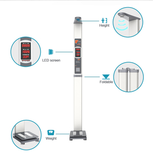 Báscula Digital Ultrasónica para <span class=keywords><strong>Adultos</strong></span> para Medir Peso y Estatura en Clínicas, con Cálculo de IMC - Product Image 6