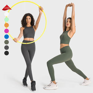 Vente en gros de vêtements de yoga fitness pantalons de yoga sport pour femmes collants personnalisés jambières sexy taille haute pour dames leggings de yoga à la mode - Product Image 5