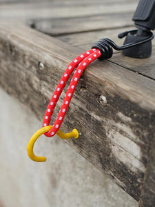 <strong>Elastic</strong> <strong>Loop</strong> Rope with Heavy Duty Steel Hooks for Outdoor Camping Gear and Travel Luggage Securing - Product Image 2