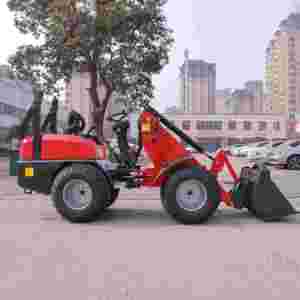 Mini Cargadora de Ruedas Diésel 4WD con Sistema Hidráulico Hengli, Máquina de Construcción Compacta de Nuevo Diseño - Product Image 4