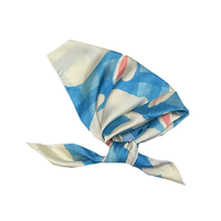 Europese patroon polyester digitaal bedrukte bandana sjaal hotel decoratieve sjaal vakantie fotografie bijpassende vierkante sjaal