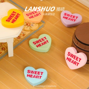 Lanshuo Resin <b>Heart</b> Charms <b>Sweet</b> <b>Heart</b> DIY Jewelry Set Keychain Pendant Decor Gift Unisex Fashion Pendants - Product Image 1