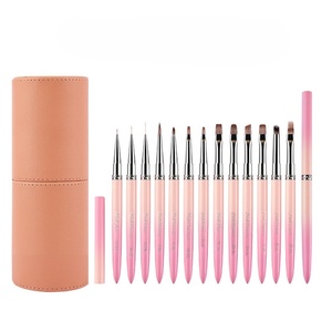 Factory Customized Wholesale OEM/ODM High-quality Uv Gel Nail <b>Brushes</b> Metal Pen Holders Nail Salon Specific Nail <b>Brushes</b> - Product Image 5