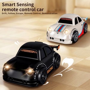 Voiture <span class=keywords><strong>RC</strong></span> 4x4 pour enfants, 2,4 GHz, télécommande 4 canaux, mode suivi intérieur-extérieur, jouets à détection intelligente - Product Image 3