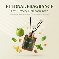 Difusor de Aromas de Lujo - Capacidad de 500 ml, Aroma Frutal, Diseño Moderno y Lujoso para una Atmósfera Relajante en el Hogar