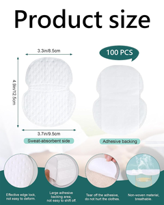 10/300Pcs Disposable <b>Underarm</b> Armpit <b>Sweat</b> <b>Pads</b> <b>Sweat</b>-absorbing Patch Summer Deodorants Non-woven <b>Pads</b> Breathable Ultra-thin - Product Image 3