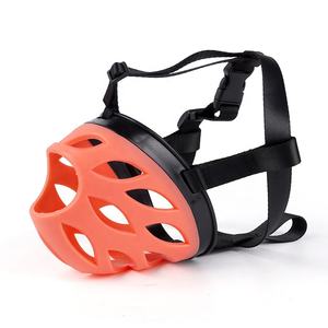USMILEPET directo de fábrica PP + bozal de goma suave para perros transpirable para evitar ladridos morder masticar cubierta de <span class=keywords><strong>boca</strong></span> de perro para perros - Product Image 3