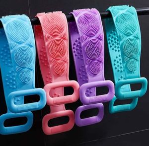 Nouveau Magic <span class=keywords><strong>Silicone</strong></span> Brosses Serviette De Bain Home Spa Use Extended Scrubber pour Peau Propre Douche Frottant Retour Boue Peeling Ball - Product Image 6