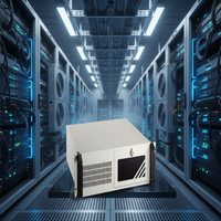 Boîtier industriel Adlinktech série RK-410 4U pour montage en rack, profondeur réduite 19 pouces, backplane 14 emplacements, support carte mère ATX, boîtier IPC