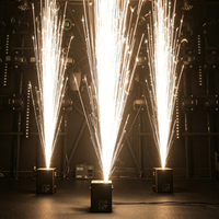 Mesin Percikan Api Dingin 700W Besar untuk Pesta, Pernikahan, Pertunjukan Panggung, Kontrol Elektrik DMX512 2CH, Remote, Paduan Titanium, Dapat Disesuaikan