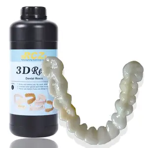 Résine d'impression 3D de couronne dentaire de couleur de haute précision A1 A2 405nm pour imprimante LCD DLP