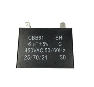 Condensateurs de moteur AC <span class=keywords><strong>CBB60</strong></span>/CBB61/CBB65 : <span class=keywords><strong>Condensateur</strong></span> de remplacement 15uF-70uF avec connexion pour pièces de climatiseur et de réfrigérateur - Product Image 4