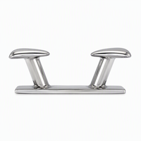 Borne d'amarrage marine SS316 de 6 à 12 pouces, double borne d'amarrage en acier inoxydable pour yacht, accessoires de pont de qualité club nautique et marina
