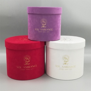 Cajas de Embalaje Populares Hechas a Mano, Redondas, de Terciopelo, con Forma de Flor, Tubo de Cartón, con Logotipo Personalizado, Caja de Regalo con Recubrimiento UV, Modelo CZAB - Product Image 4