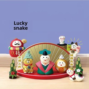 Hợp Thời Trang Thân Thiện Với Môi Nhật Bản Mèo Lấy Cảm hứng Nhựa Thủ Công Mỹ Nghệ Năm Mới của Rắn Đồ Trang Trí DIY Trang Trí Bức Tượng Nhỏ Quà Tặng - Product Image 2