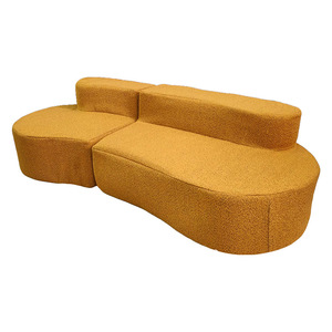 Sofá de Terciopelo Moderno para Sala de Estar, Sofá Comprimido al Vacío en Caja, Alta Compresión, Venta Caliente - Product Image 4