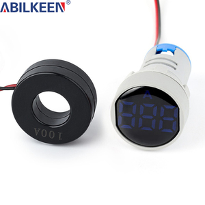 Độ chính xác cao AD101-22AMR kỹ thuật số Bảng điều chỉnh <span class=keywords><strong>Meter</strong></span> Ampe kế 30 mét hiện tại <span class=keywords><strong>Meter</strong></span> 0-100a LED chỉ số thí điểm ánh sáng màu đỏ màu vàng màu xanh lá cây Trắng - Product Image 2